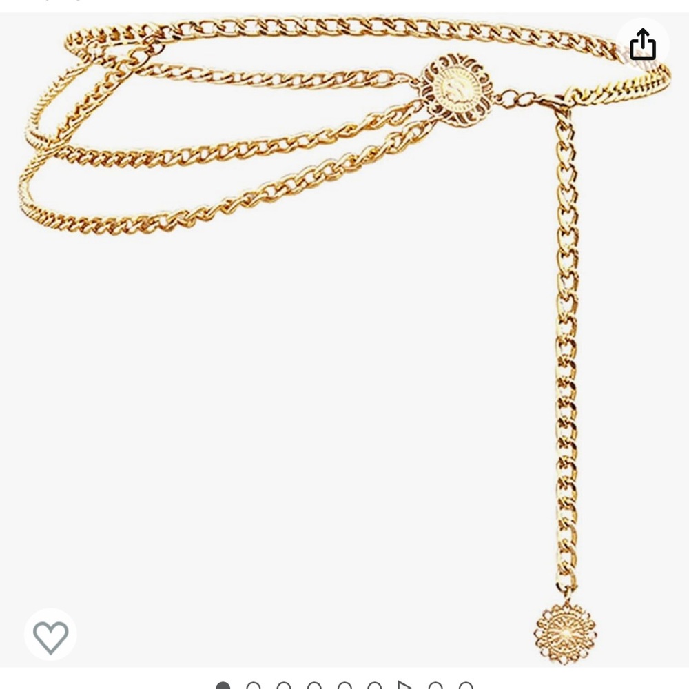 🚨NEVER WORN🚨Multilayer waist chain belt